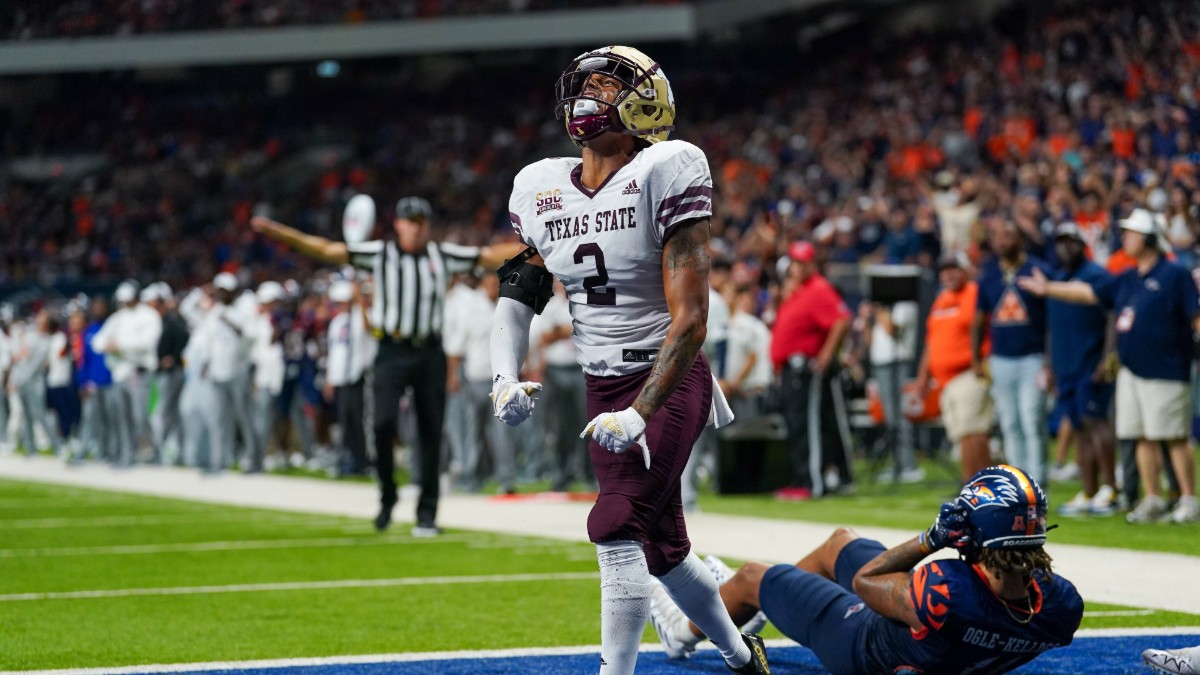 NCAAF Odds, Picks for Texas State vs Louisiana article feature image