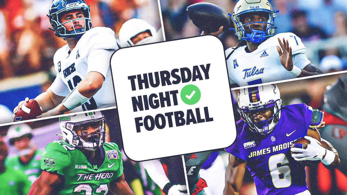 College Football Odds, Picks: 2 Thursday Bets for Rice vs Tulsa, James Madison vs Marshall article feature image