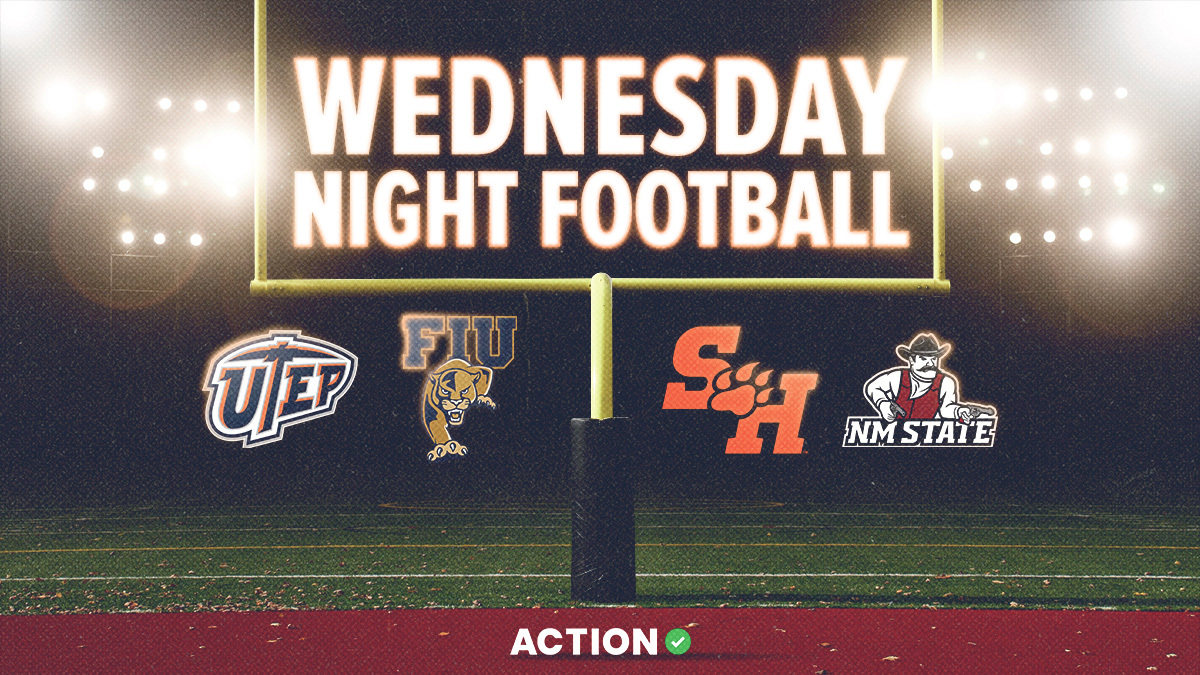 NCAAF Odds, Picks: Wednesday Bets for FIU vs UTEP, New Mexico State vs Sam Houston article feature image