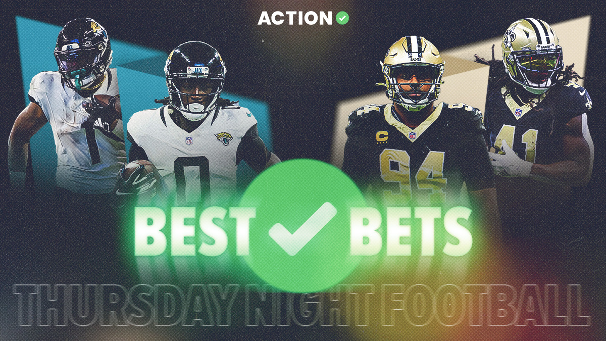 Jaguars vs Saints Best Bets: NFL Player Props, Picks for Thursday Night Football article feature image