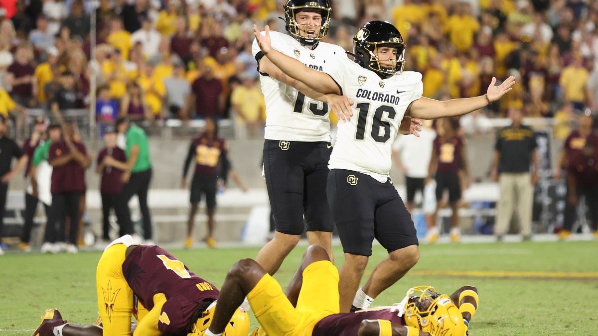 Colorado Win Total Over on Game-Winning FG vs ASU Image