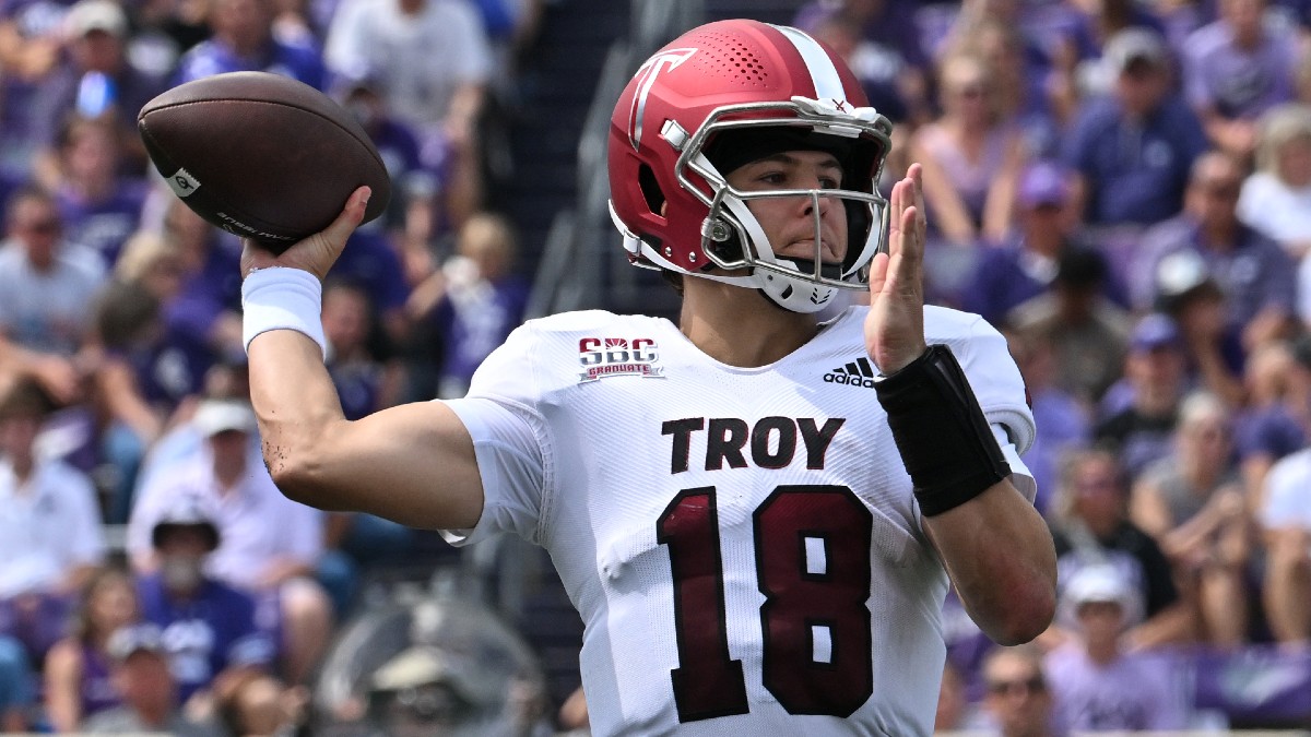 Troy vs. Texas State: Take This Contrarian Under article feature image