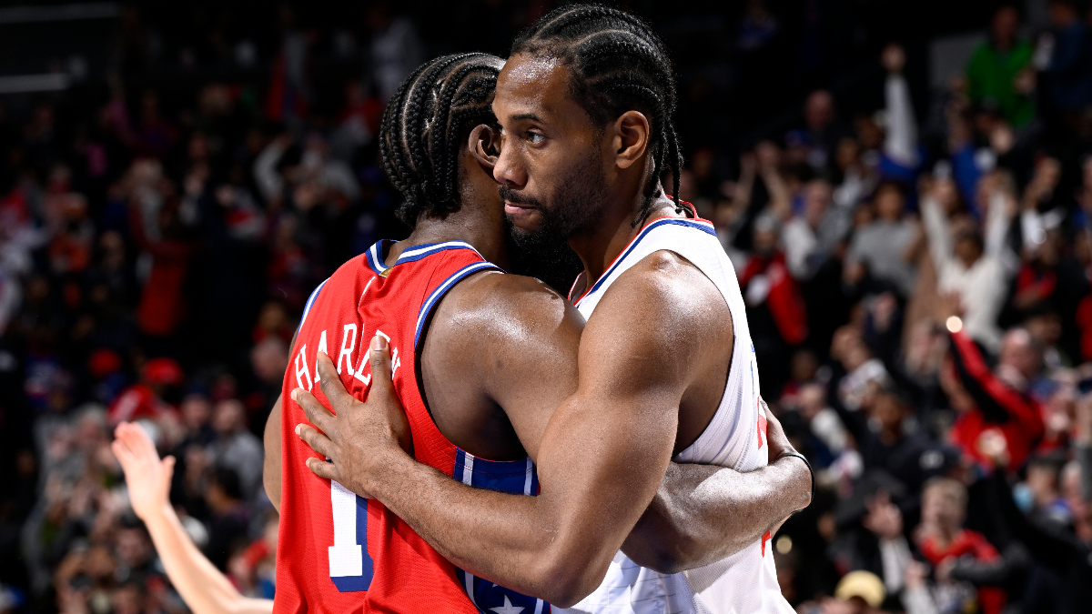 NBA Title Odds: James Harden Trade Shifts Clippers, 76ers Championship Outlook article feature image