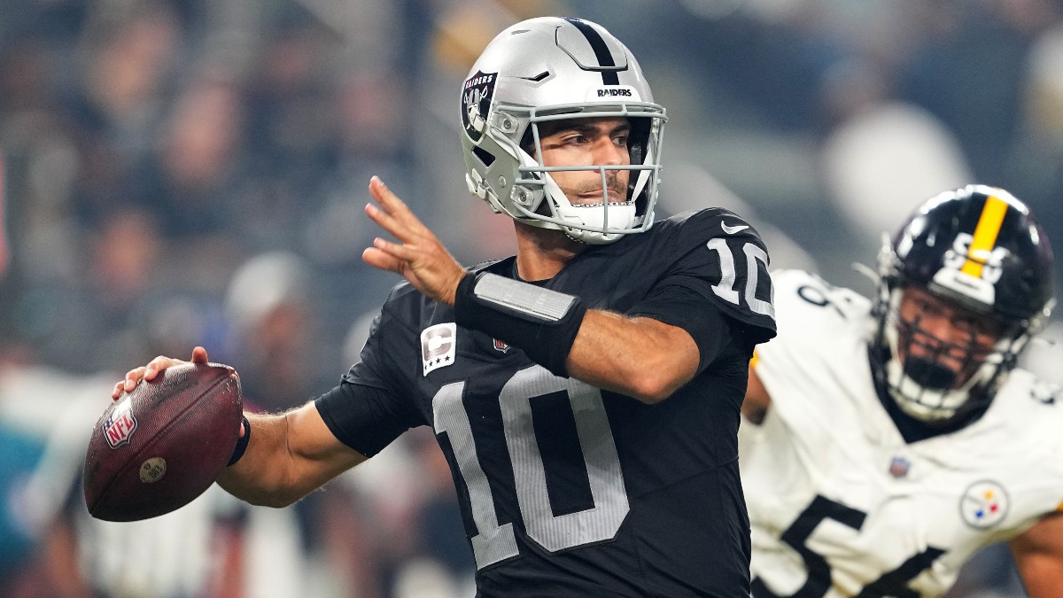 Packers vs. Raiders Most Valuable MNF Prop Bets: Jimmy Garoppolo, Hunter Renfrow, AJ Dillon article feature image