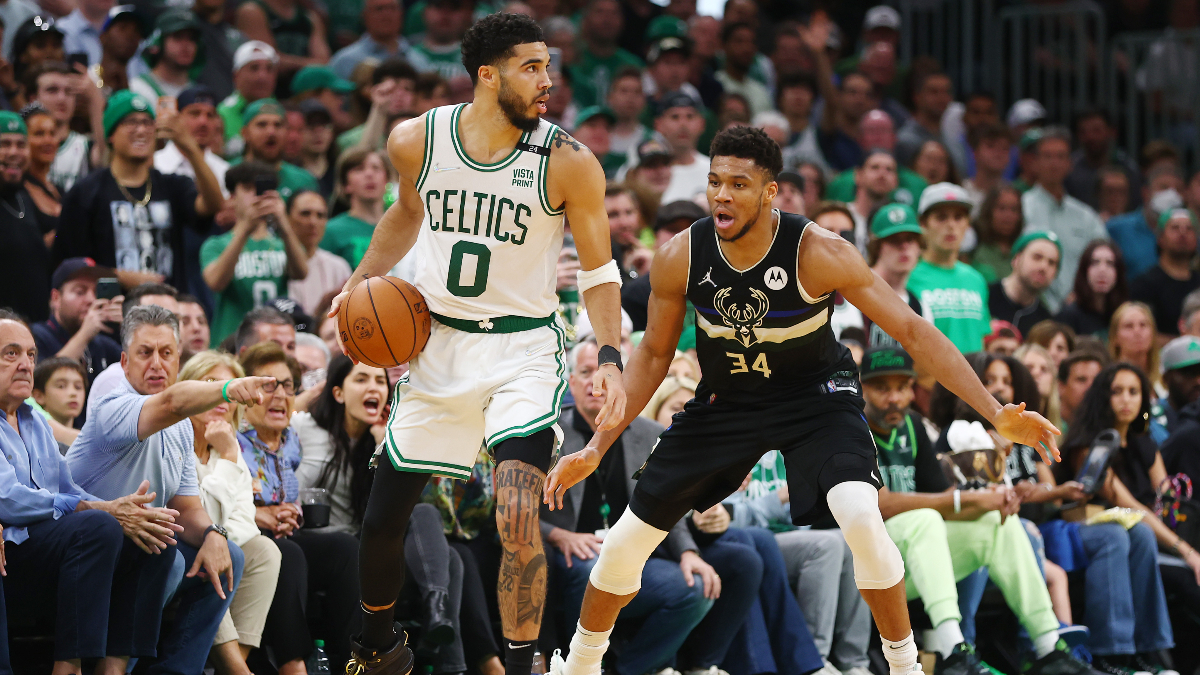 NBA Title Odds: Celtics, Bucks Enter Preseason as Championship Favorites article feature image