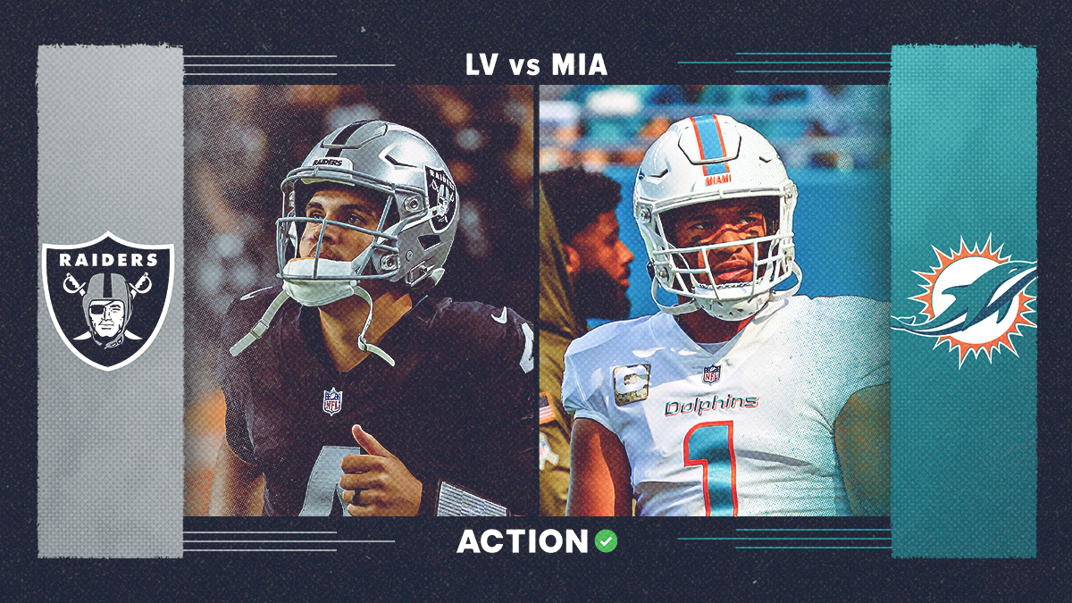 Raiders vs Dolphins Odds, Prediction: NFL Best Bet Week 11 article feature image