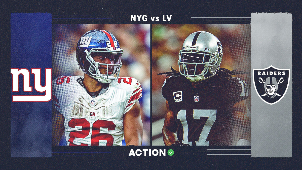 Raiders vs Giants Odds, Prediction | Hammer This Saquon Barkley Prop? article feature image