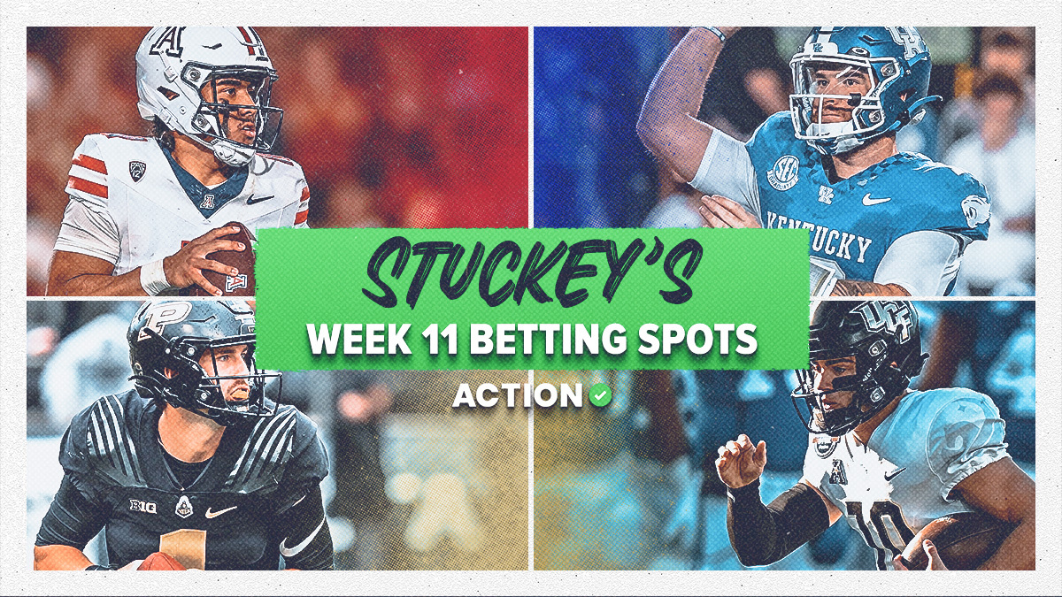 College Football Picks, Predictions: Stuckey’s Week 11 Bets for Arizona vs Colorado, Alabama vs Kentucky & More article feature image