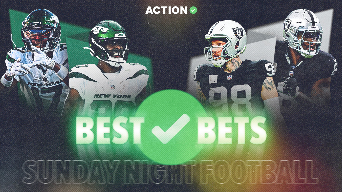 Sunday Night Football Best Bets: Raiders vs Jets Picks (Week 10) article feature image