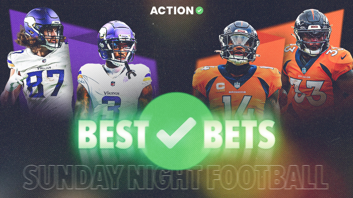 Vikings vs Broncos Best Bets: 4 Props & Picks for Sunday Night Football article feature image