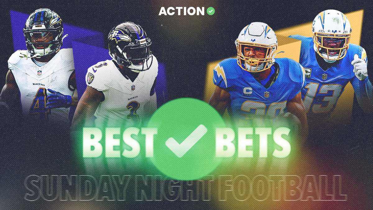 Chargers vs Ravens Best Bets: 3 Props & Picks for Sunday Night Football article feature image