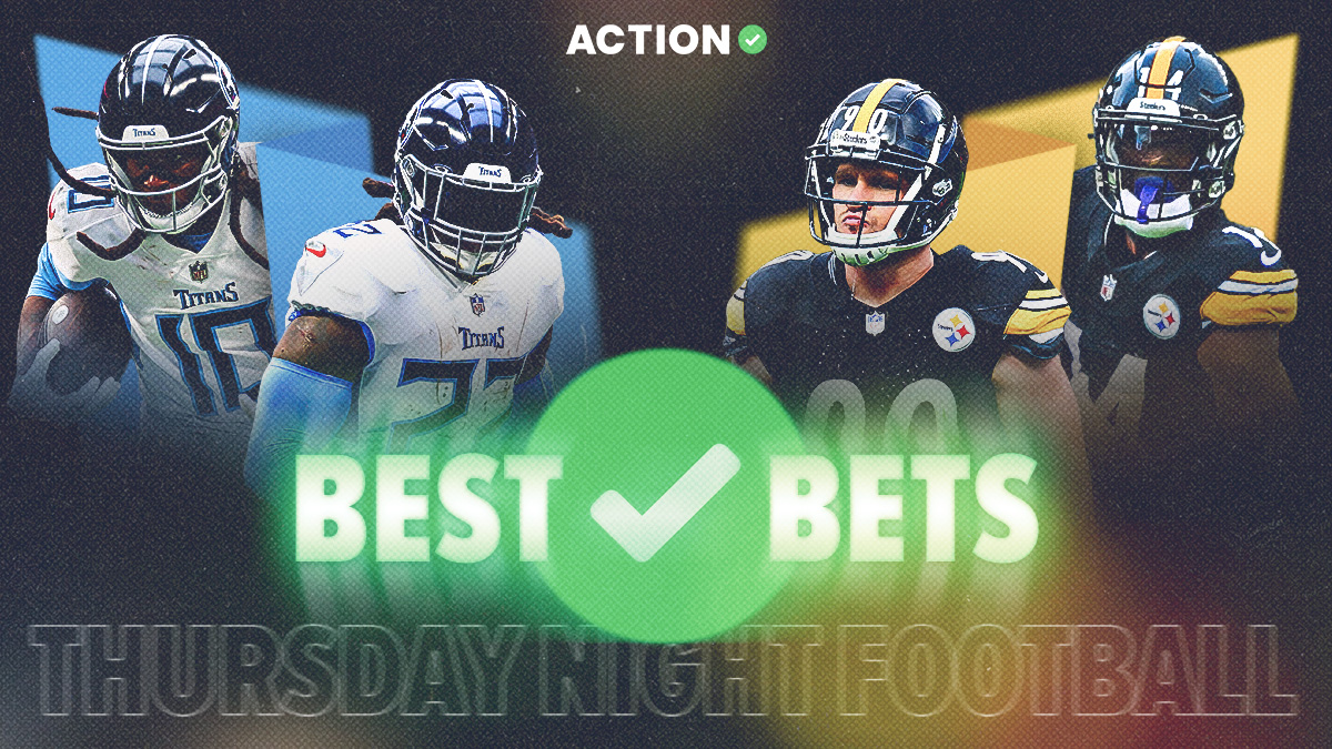 Thursday Night Football Best Bets | Props, Total Picks for Titans vs Steelers on TNF article feature image