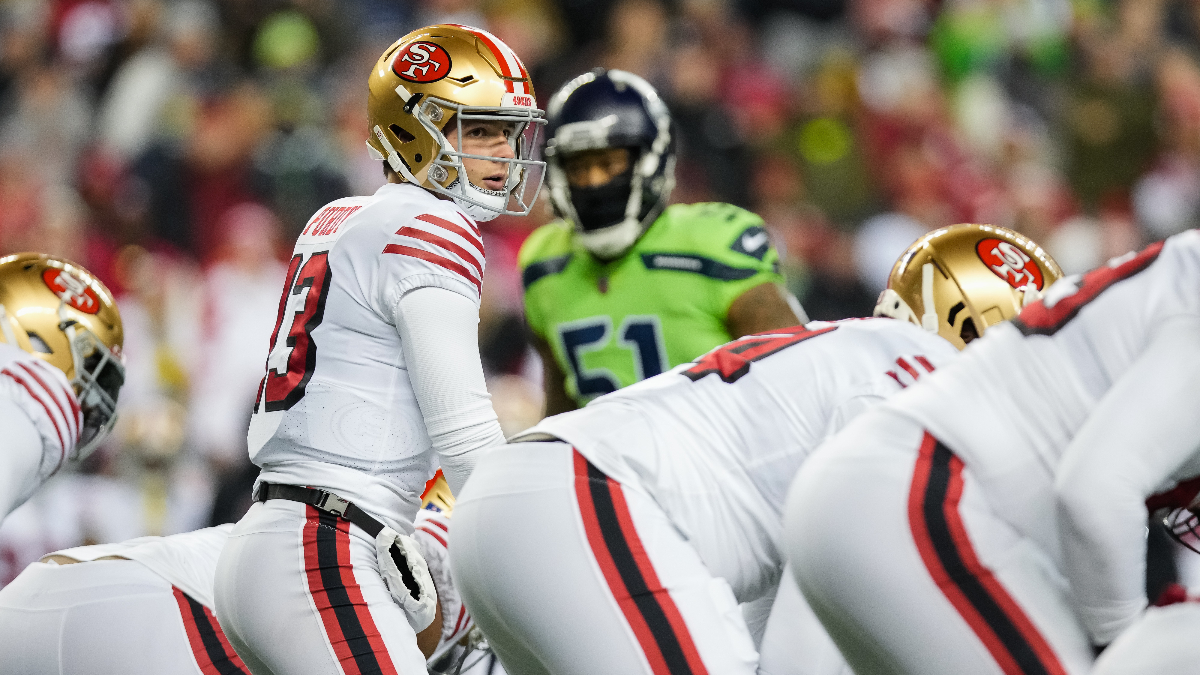 49ers vs. Seahawks Odds: Opening Week 12 Spread, Total for Thanksgiving article feature image