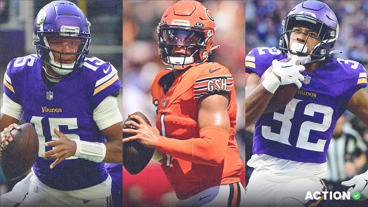 Bears vs Vikings Player Props: Joshua Dobbs, Justin Fields, Ty Chandler article feature image