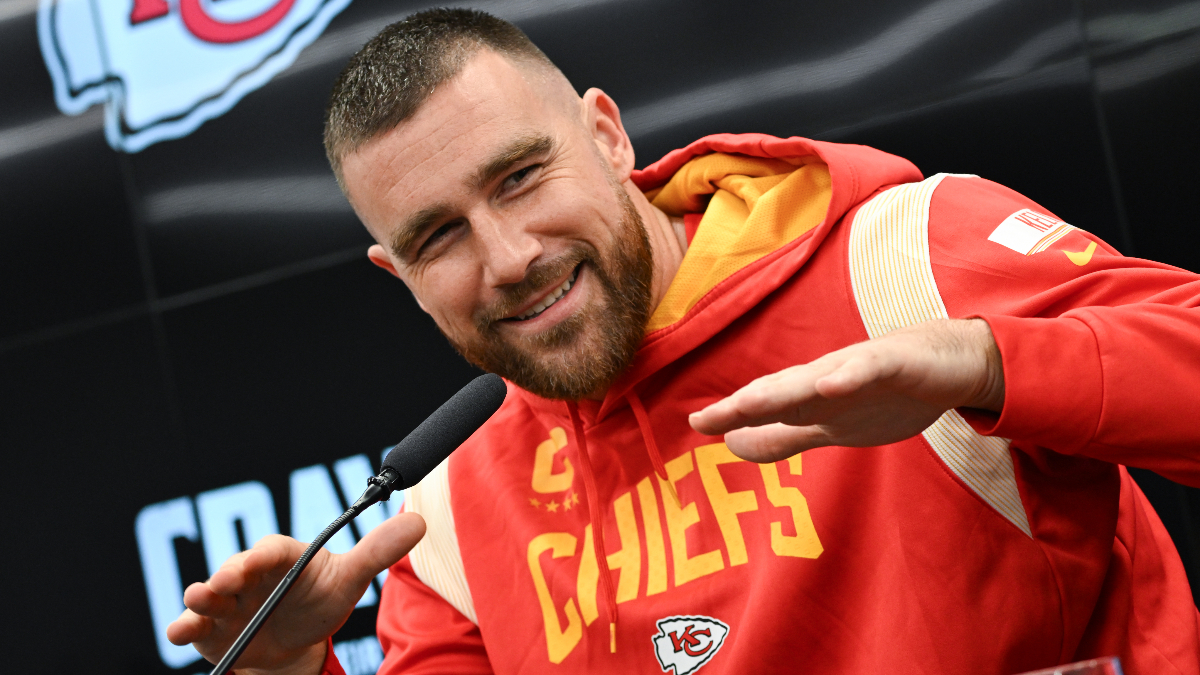 Is Taylor Swift Impacting Travis Kelce’s Player Prop Bets? The Chiefs TE Thinks So. article feature image