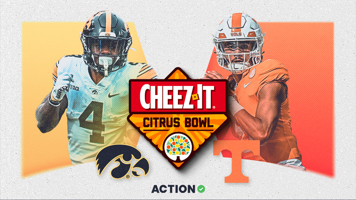 Tennessee vs Iowa Odds, Pick & Prediction | Citrus Bowl Betting Guide article feature image