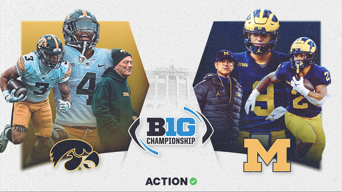 Big Ten Championship Best Bets, Predictions: Our Staff’s Picks for #2 Michigan vs. #16 Iowa article feature image