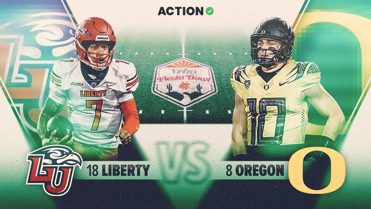 Liberty vs Oregon Odds, Prediction | Fiesta Bowl Betting Preview article feature image