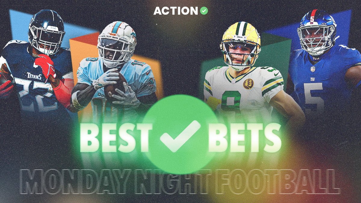 NFL Best Bets, Picks & Props for Packers vs Giants, Titans vs Dolphins article feature image