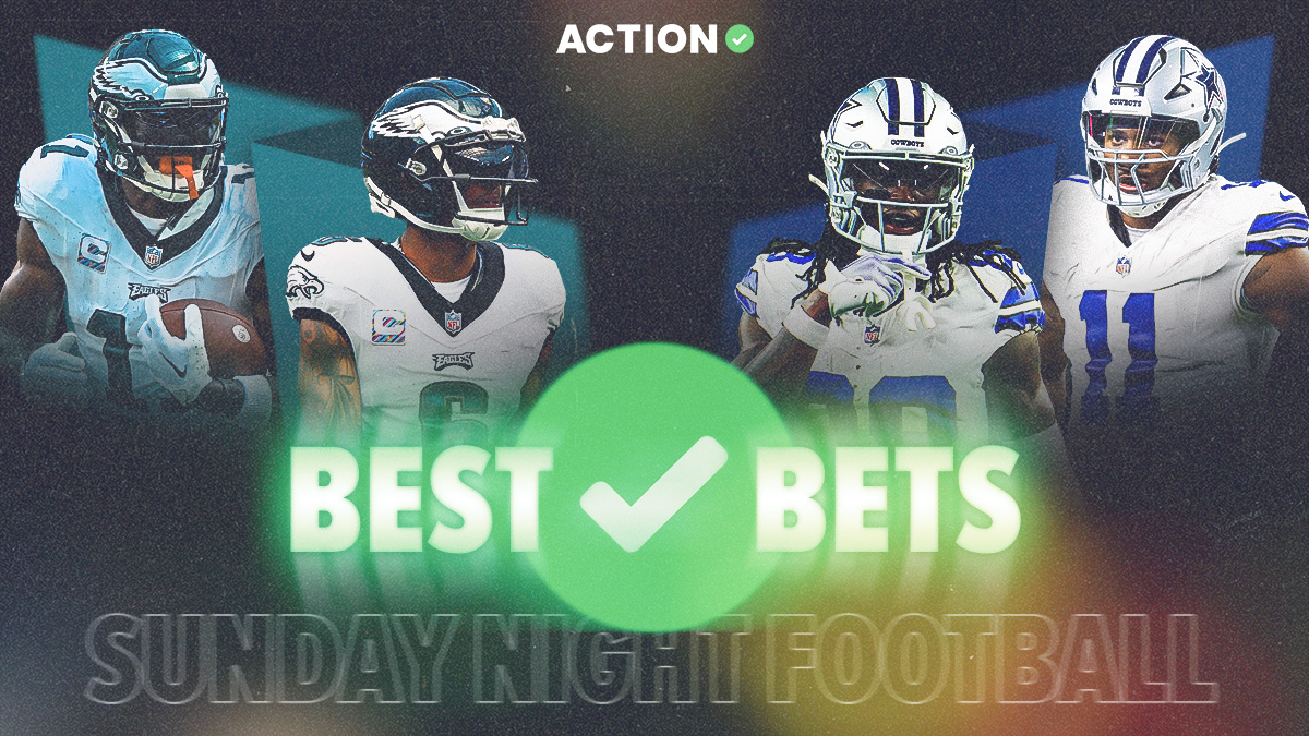 Eagles vs Cowboys Best Bets: 3 Props & Picks for Sunday Night Football article feature image