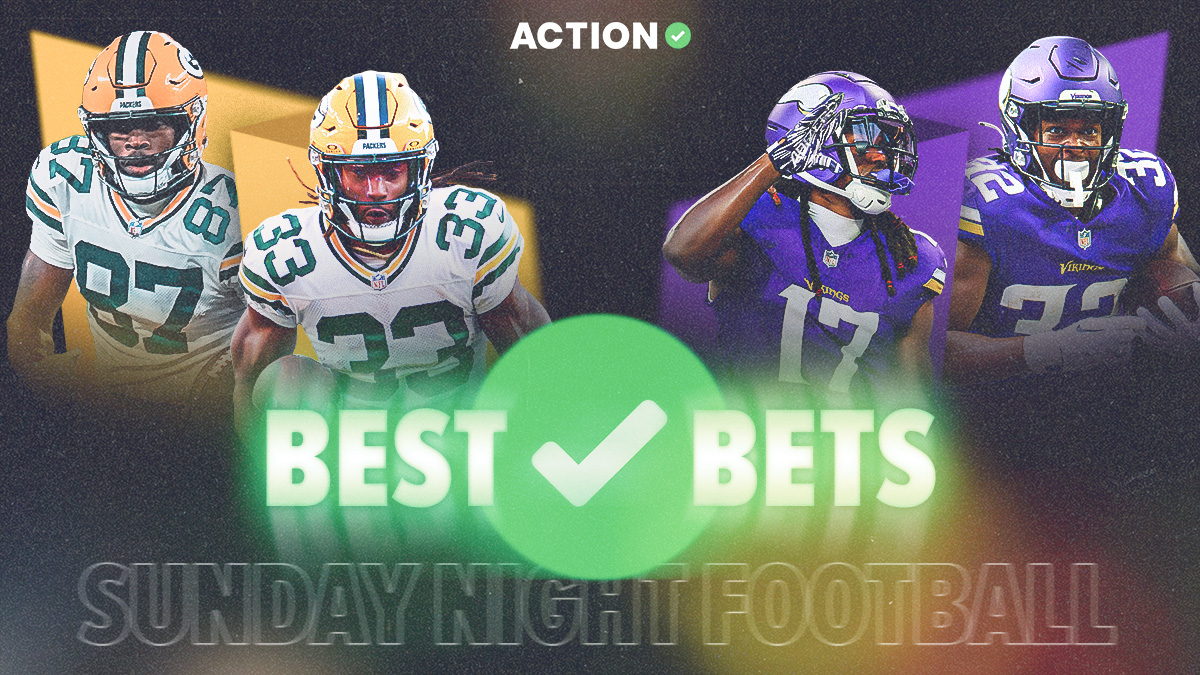 Vikings vs Packers Best Bets: 4 Picks & Props for Sunday Night Football article feature image