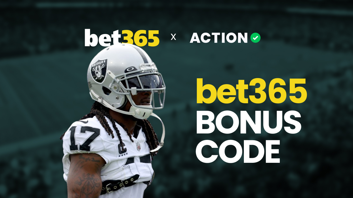bet365 Bonus Code TOPACTION Banks $1K First Bet or $150 Bonus Bets in Seven States for Chargers-Raiders Image