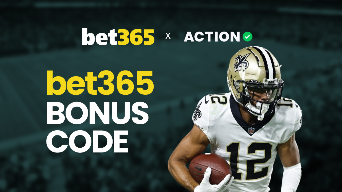 bet365 Bonus Code TOPACTION: Use $1,000 First Bet Safety Net or $200 Sign-Up Bonus for Saints-Chiefs MNF Image