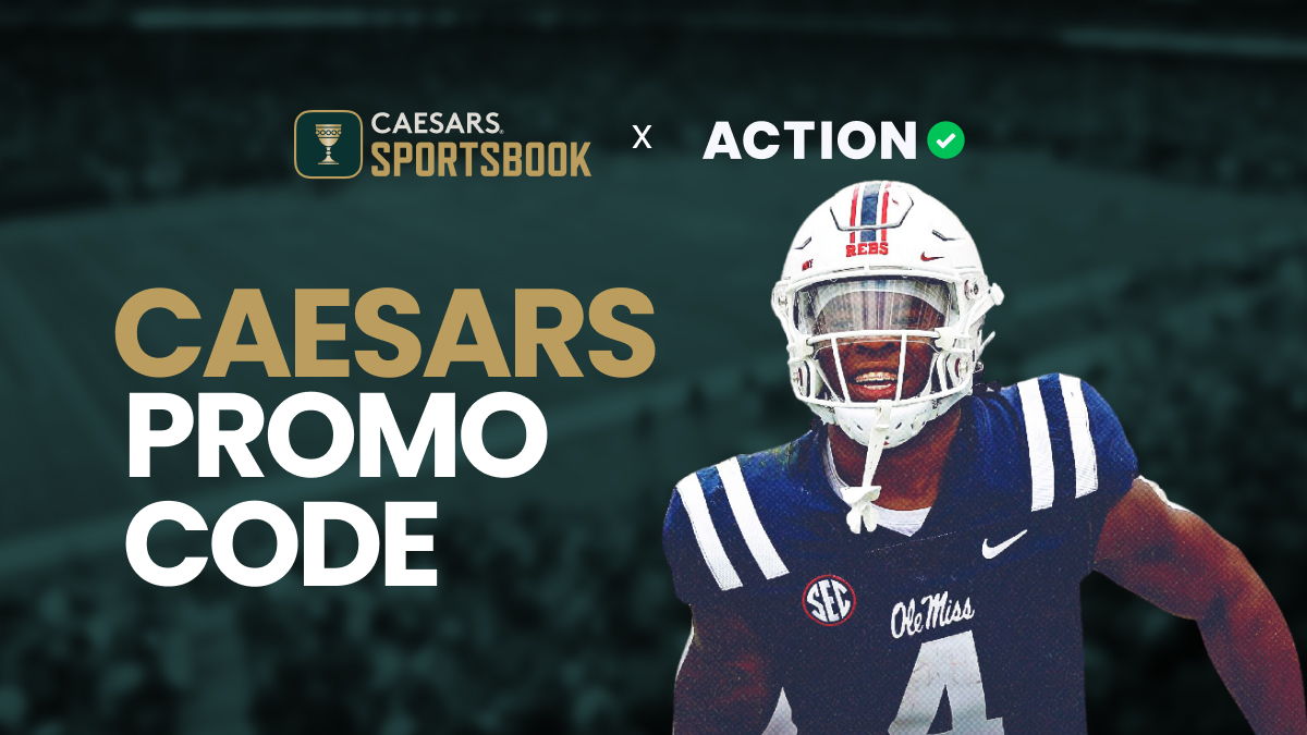 Caesars Sportsbook Promo Code ACTION41000: $1,000 First Bet on the House Available All Weekend Image