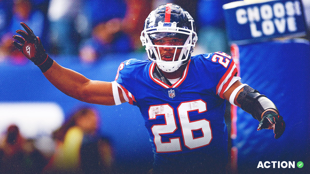 Saquon Barkley Player Props: Bet for Packers vs Giants article feature image