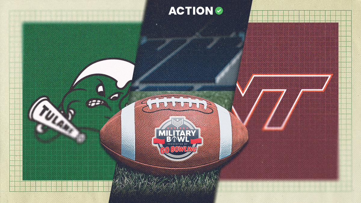 Tulane vs Virginia Tech Odds, Prediction & Pick | Military Bowl Betting Preview article feature image