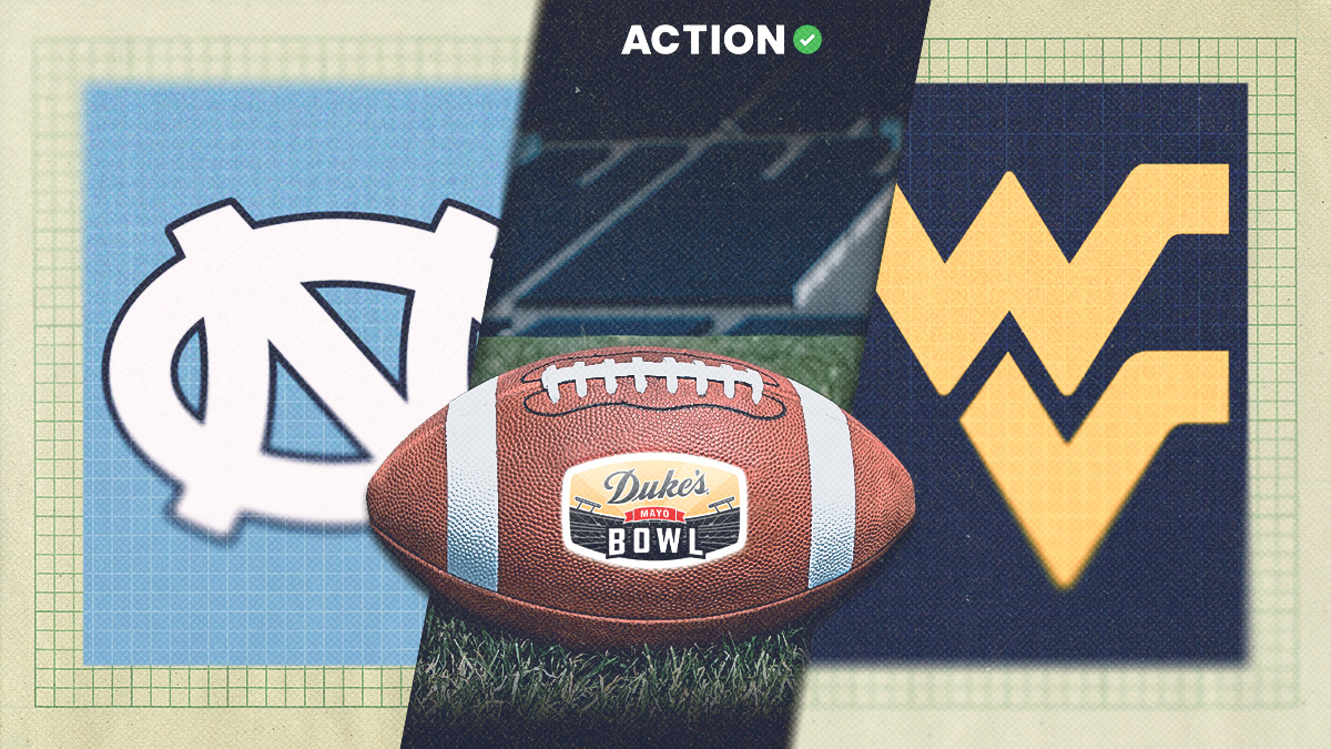 West Virginia vs UNC Odds, Pick & Prediction | Duke’s Mayo Bowl Betting Guide article feature image