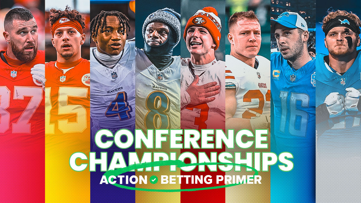 NFL Conference Championship Betting Trends, Stats, Notes: Action Network Betting Primer article feature image