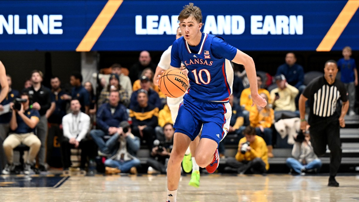 NCAAB Odds, Pick for Oklahoma State vs Kansas article feature image