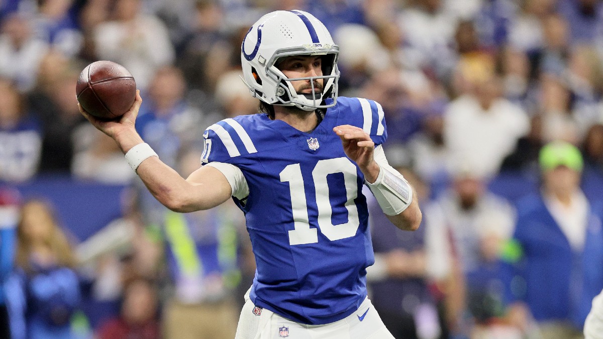 Gardner Minshew Player Prop Pick for Colts vs Texans in NFL Week 18 article feature image