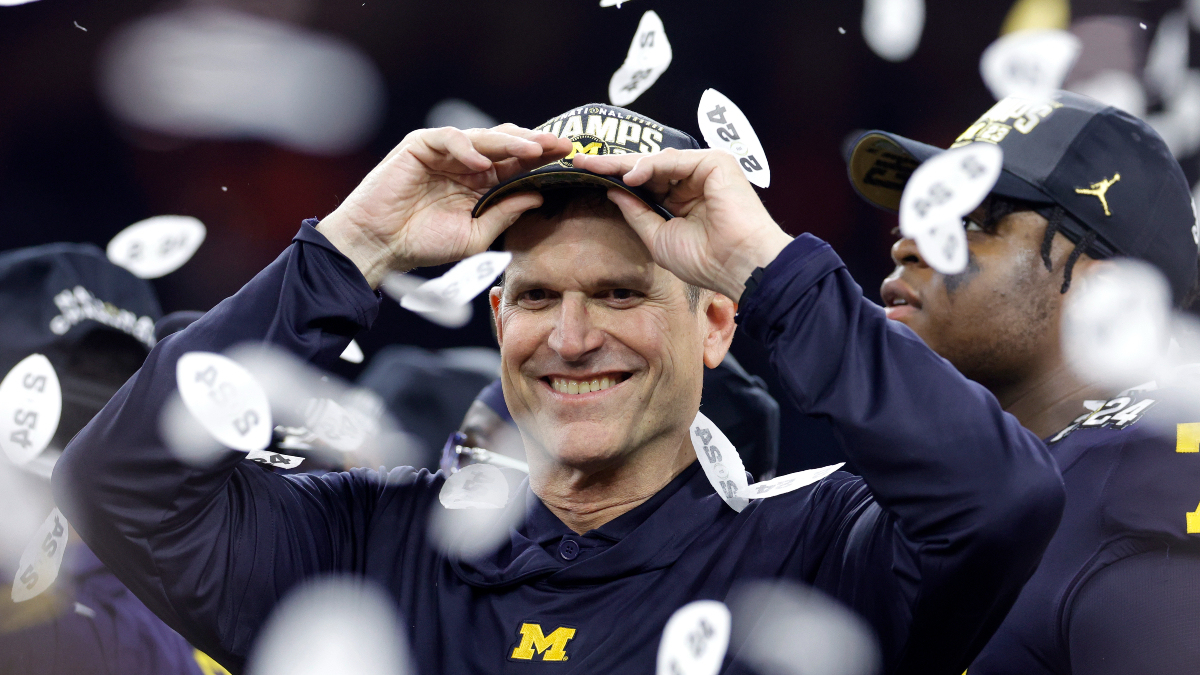DraftKings Posts Odds for Harbaugh's Next Job Image