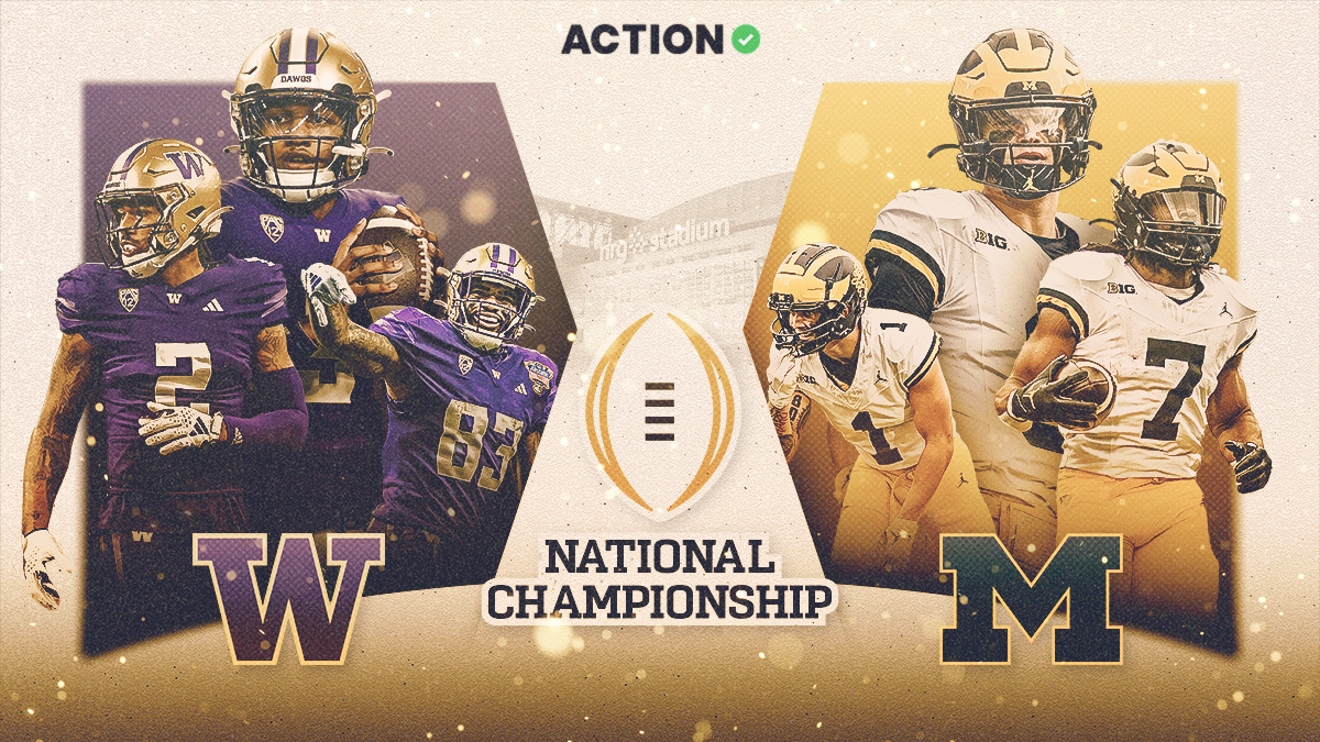 2024 CFP National Championship: Michigan vs. Washington | Our College Football Staff’s Spread & Over/Under Picks (Monday, Jan. 8) article feature image