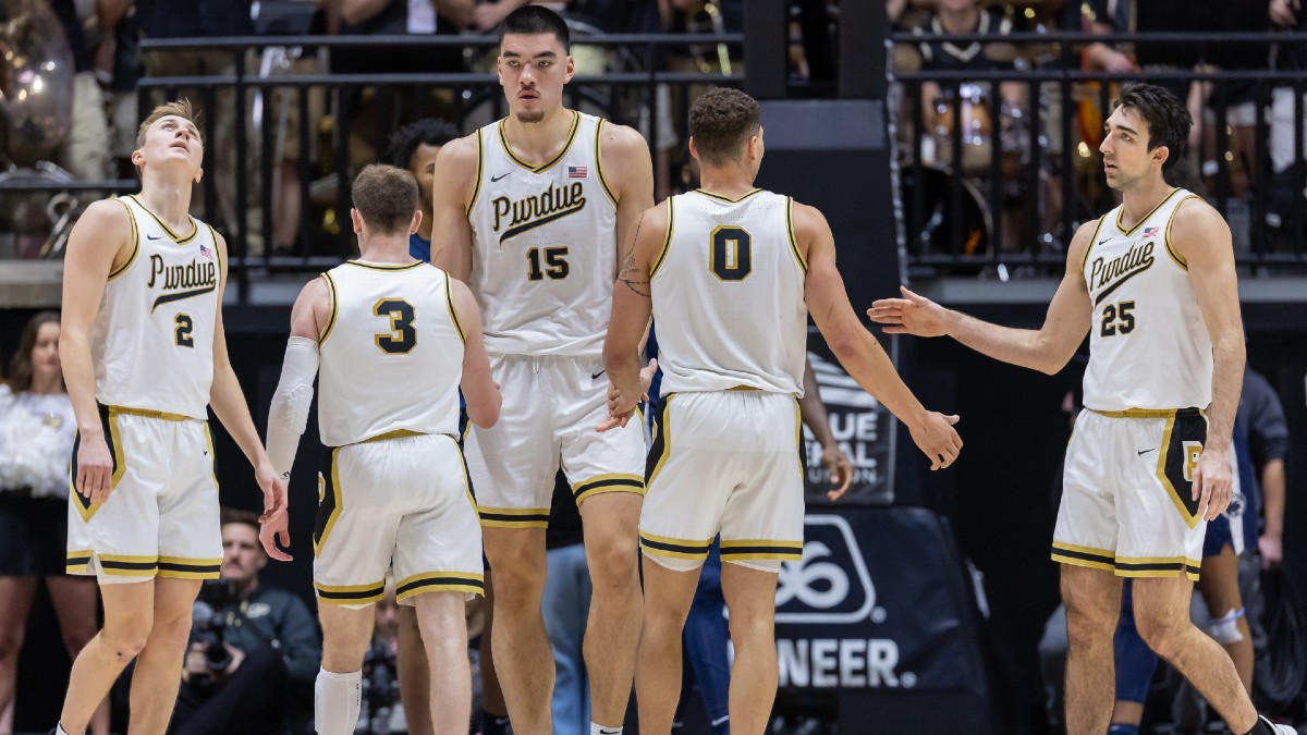 College Basketball Odds, Pick for Purdue vs Iowa article feature image