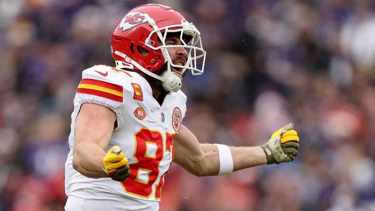 Travis Kelce Breaks Jerry Rice’s Record, Rewards Prop Bettors in AFC Championship article feature image
