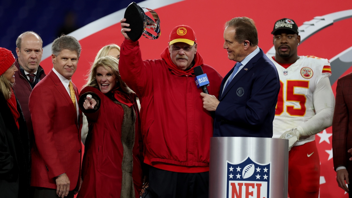 Will Andy Reid Mention Taylor Swift After Super Bowl? Odds article feature image