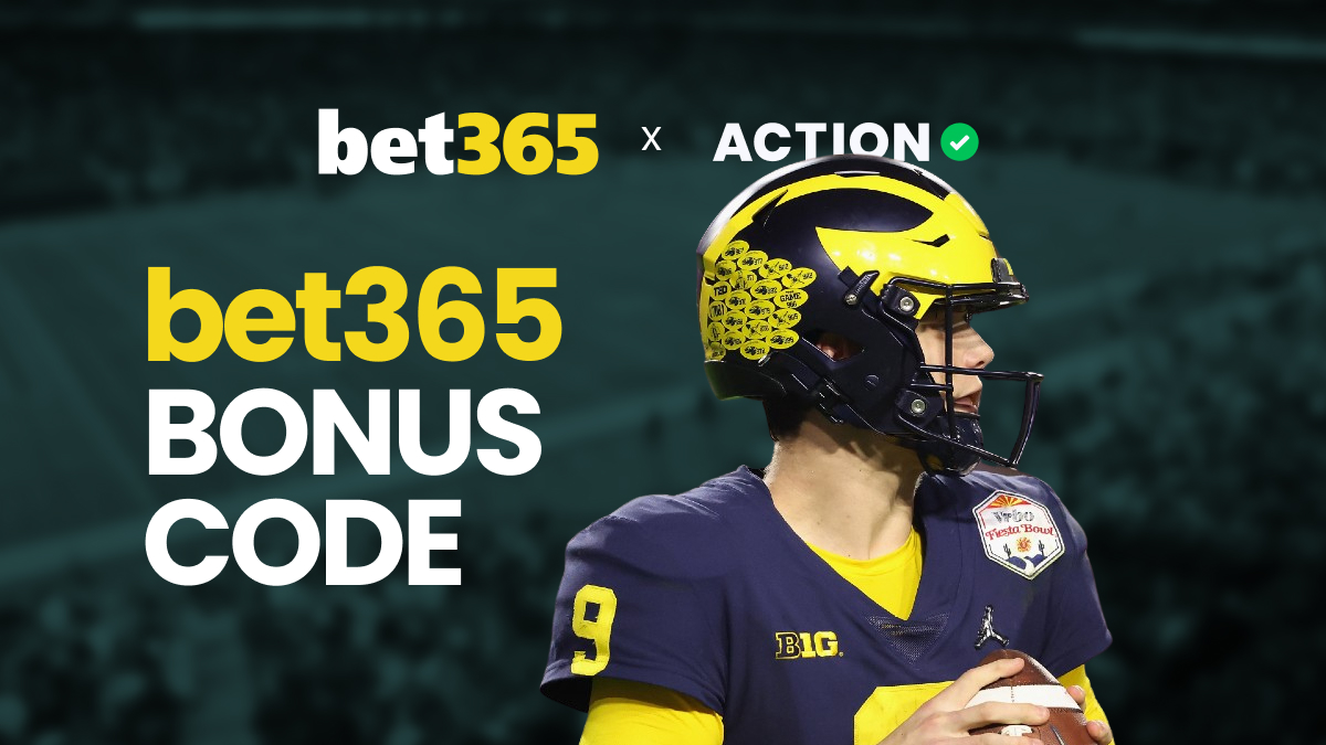 bet365 Bonus Code TOPACTION: Bank $1K First Bet or $150 Bonus Value for Washington-Michigan, Any Game Image