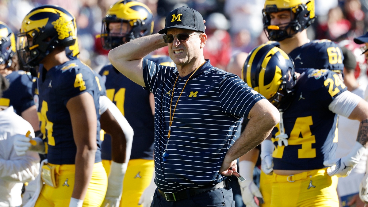 Jim Harbaugh Hired As Chargers Coach: Odds, Trends article feature image