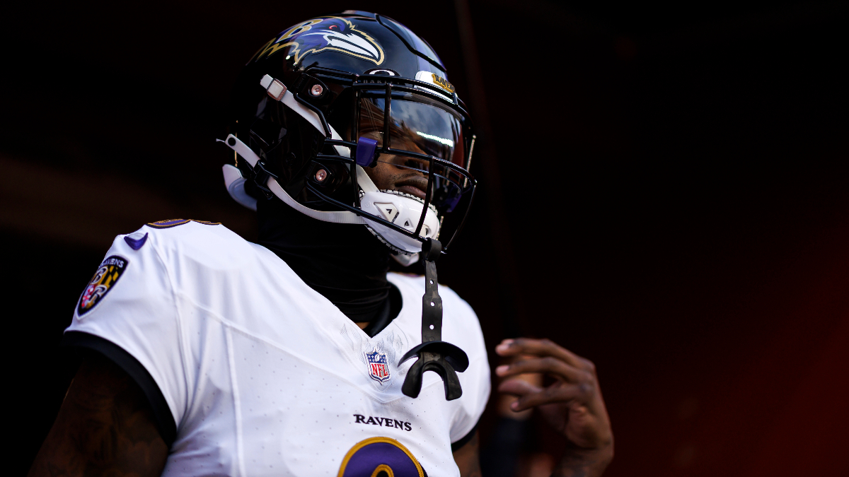 NFL MVP Odds: Can Anyone Catch a Resting Lamar Jackson? article feature image