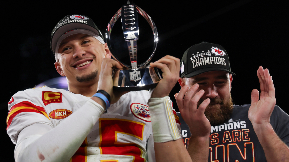 Super Bowl MVP Odds: Patrick Mahomes Is the Favorite Ahead of Brock Purdy, Christian McCaffrey article feature image