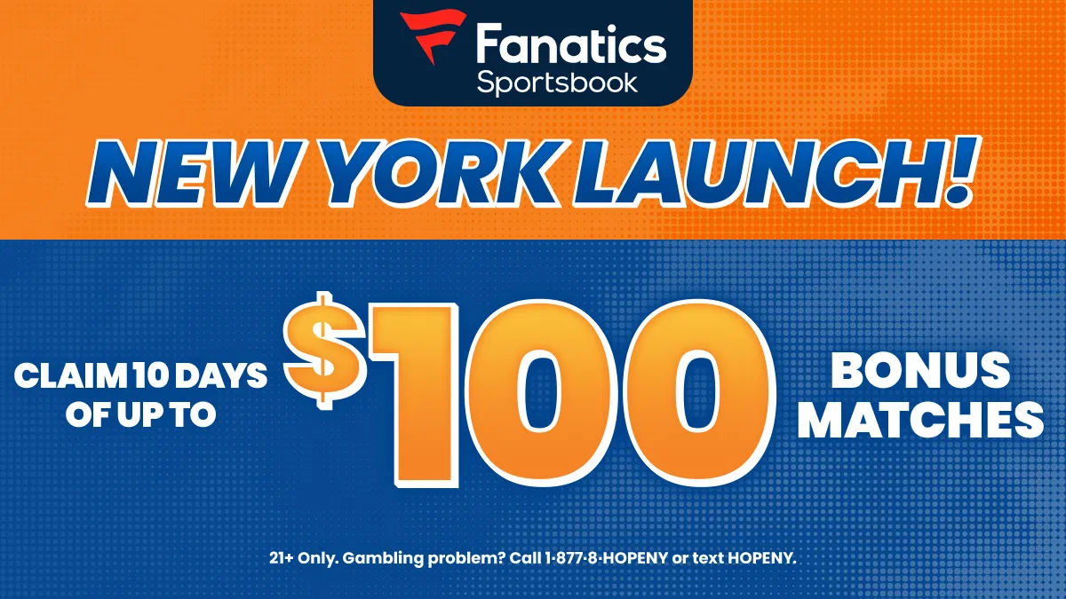 LIVE in NY: Bet $100 for 10 Days, Get a $100 Bonus Every Day!