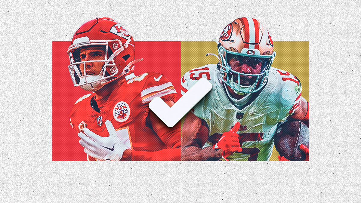 Chiefs vs 49ers Player Props: Super Bowl Bets Fading Justin Watson & Jauan Jennings article feature image