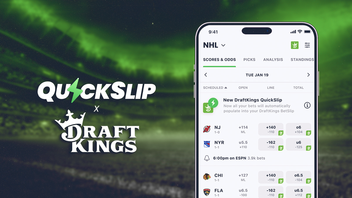 Action Network QuickSlip is Now Live With DraftKings