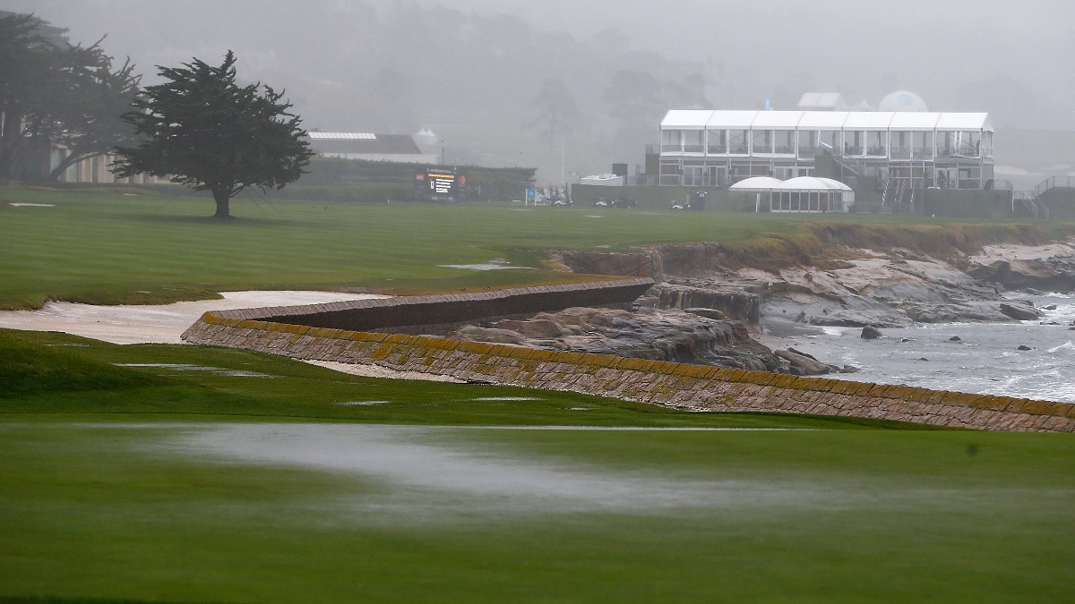 PGA Tour Weather Delay & Forecast: Pebble Beach Pro-Am Final Round Delayed to Monday article feature image