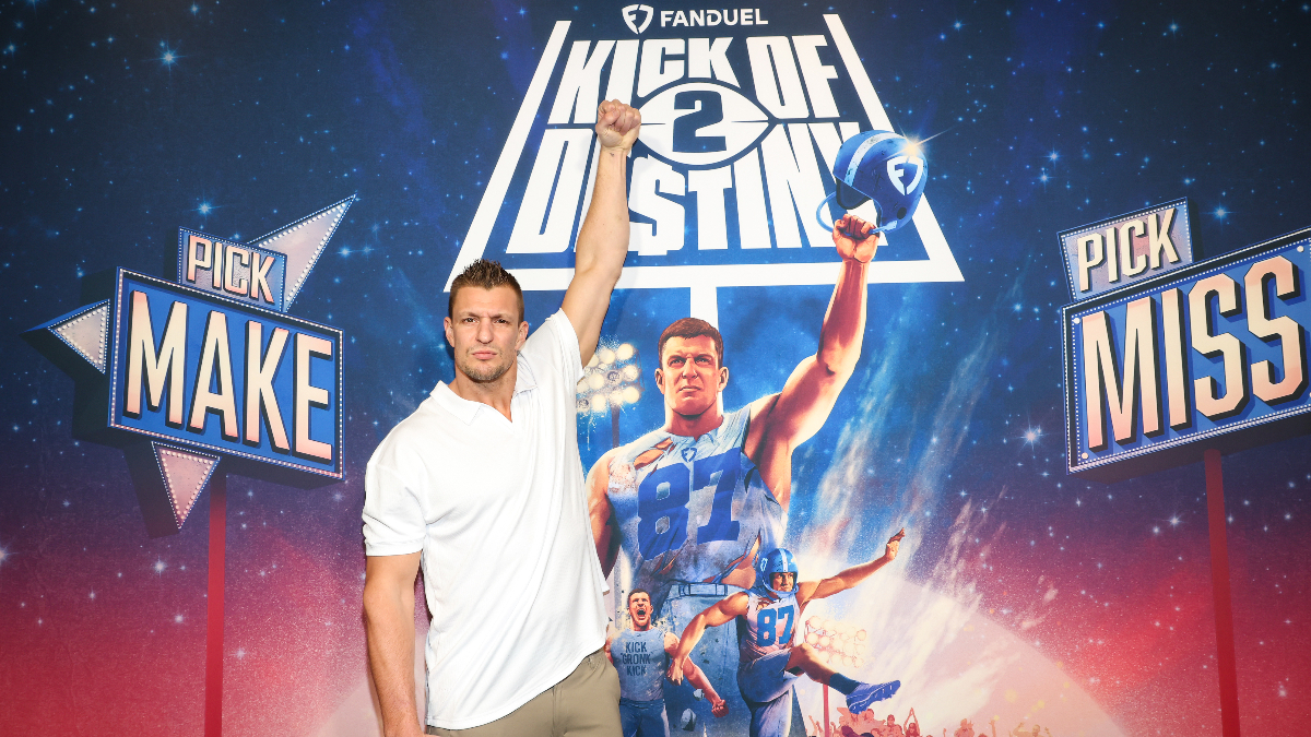 Gronk Misses the Kick of Destiny 2 Wide Right at Super Bowl 58 article feature image