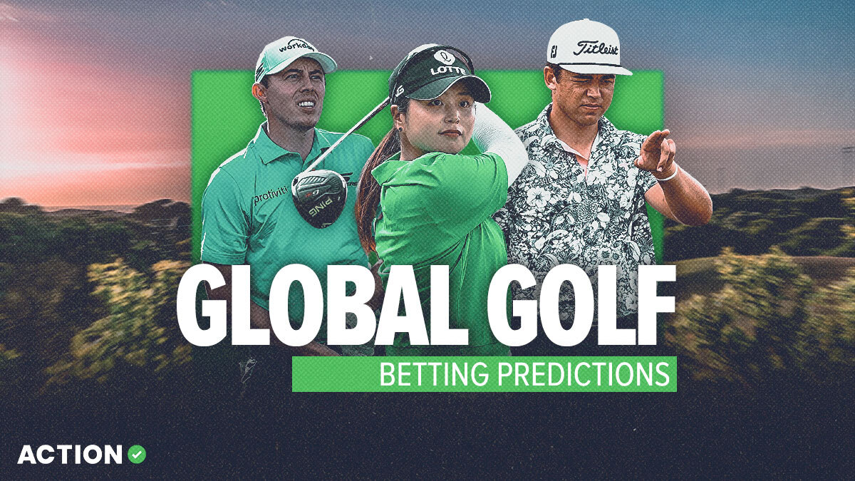 Global Golf Betting Predictions for the PGA Tour, LIV Golf, LPGA & More article feature image