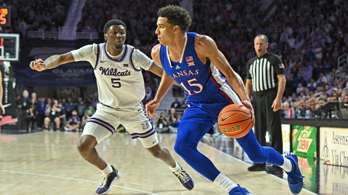 College Basketball Odds, Pick for Kansas State vs Kansas article feature image